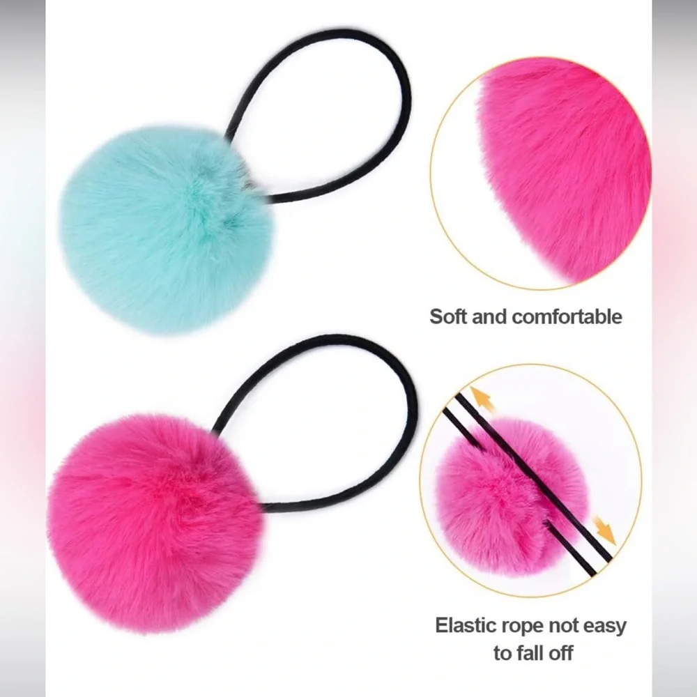 Pom Pom hair ties